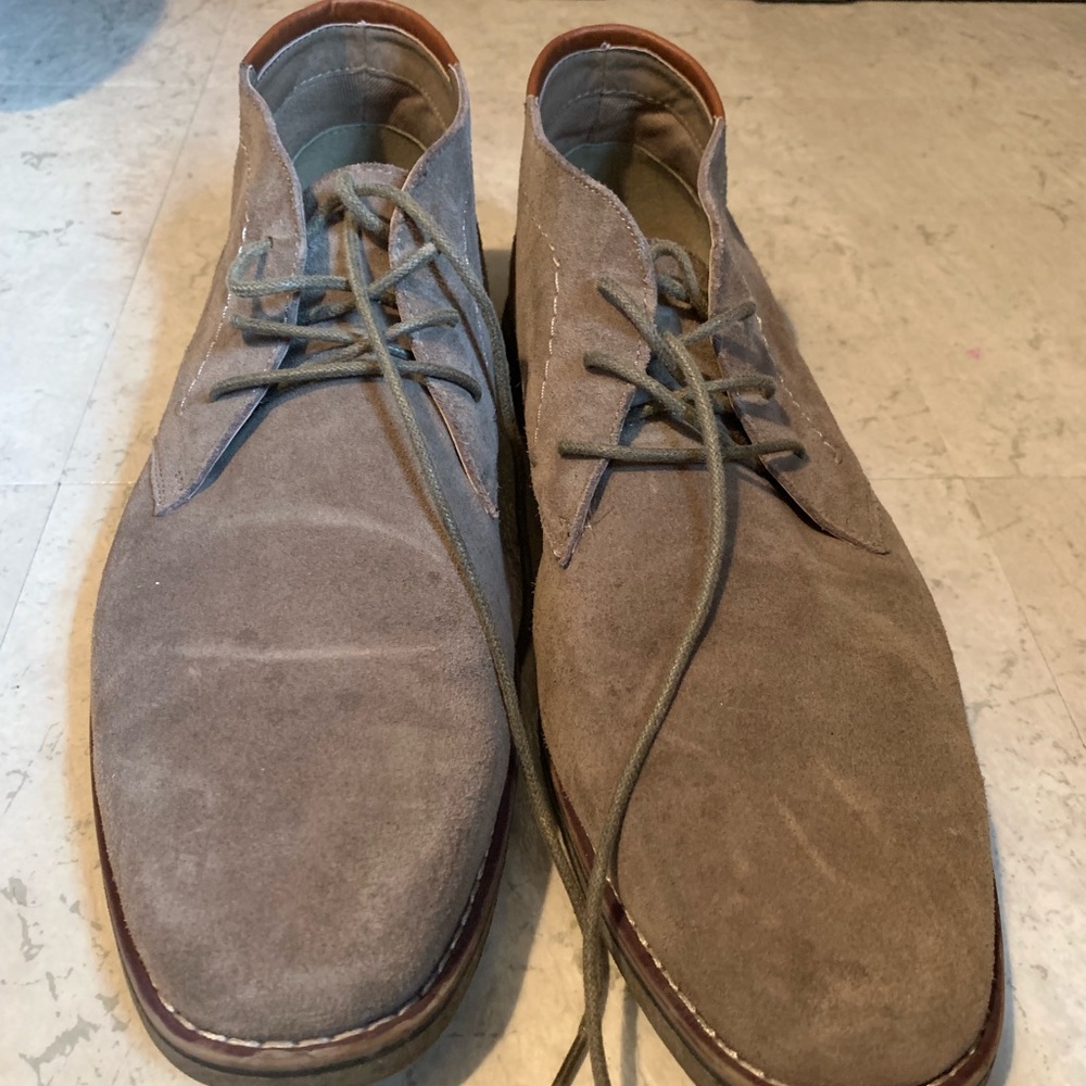 Sonoma Mens Shoes Size 12 Beige Suede
